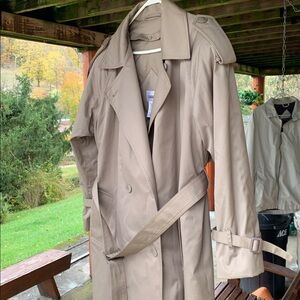 Ladies trench coat-double breasted-size 16